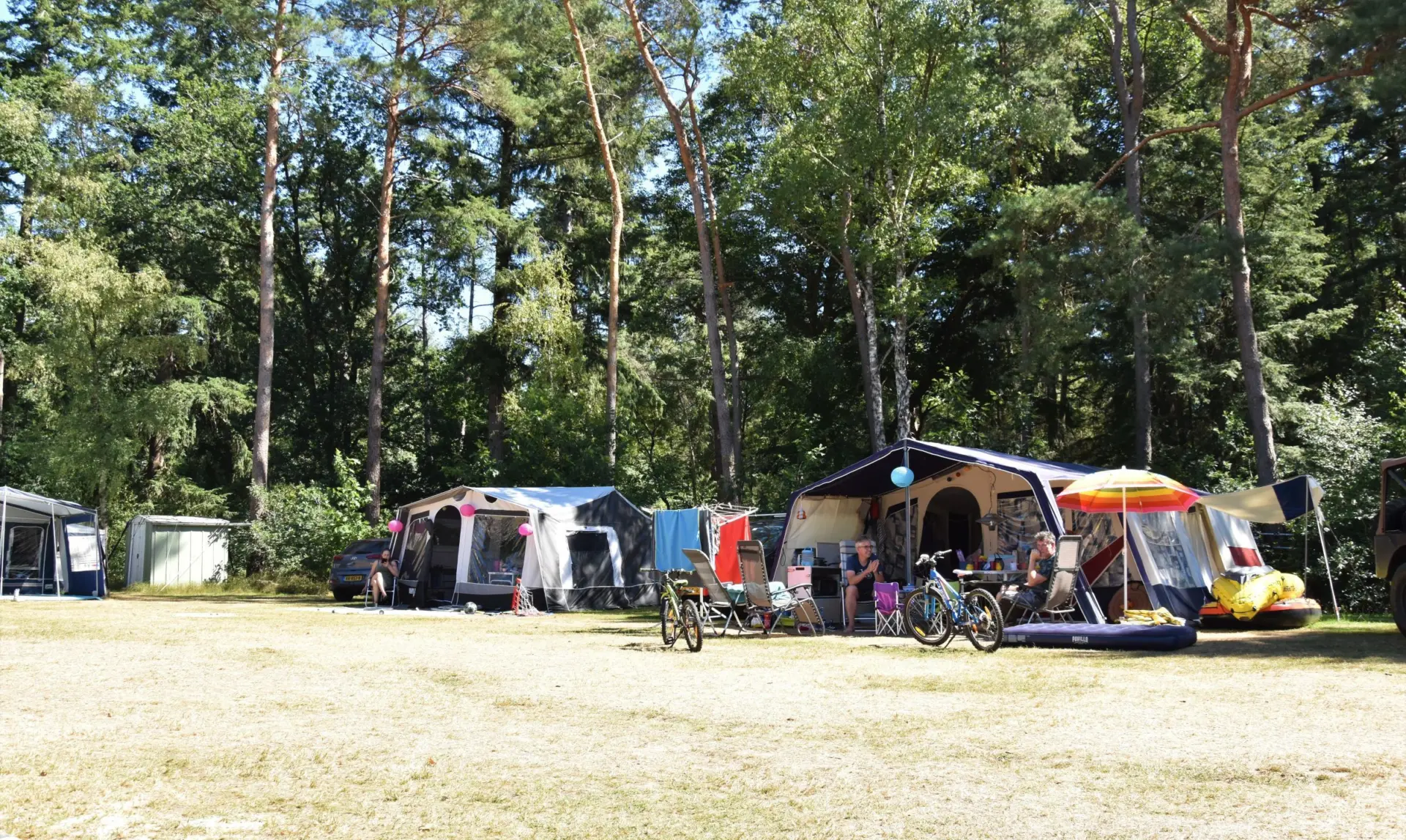 Camping Ommen comfort kampeerplaats Ommerberg 5