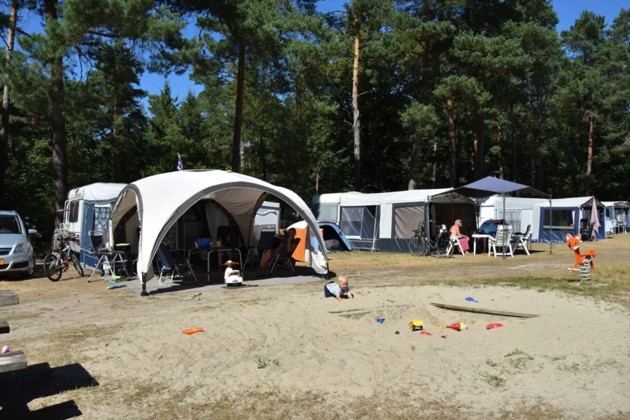 Camping Ommen comfort kampeerplaats Ommerhout 5