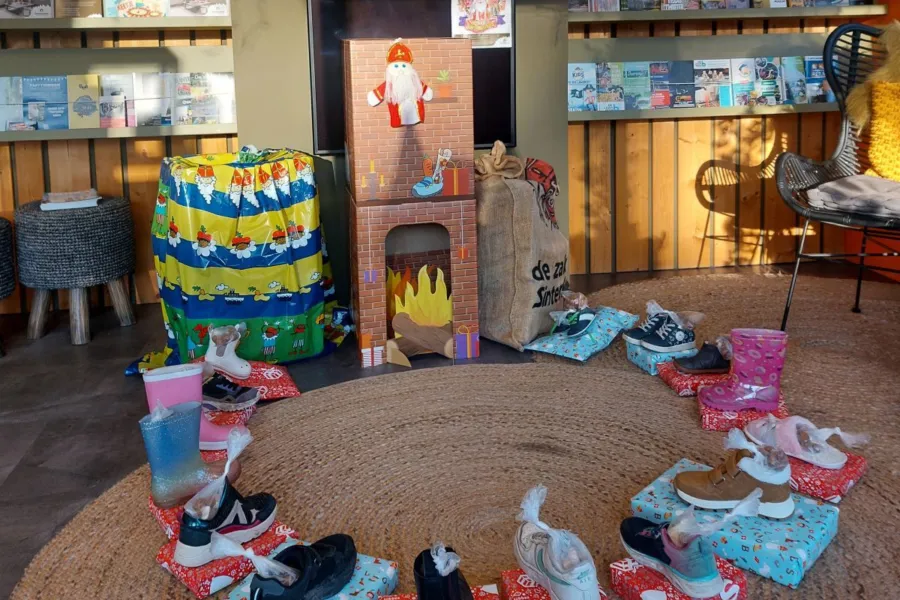Sinterklaas schoentje zetten