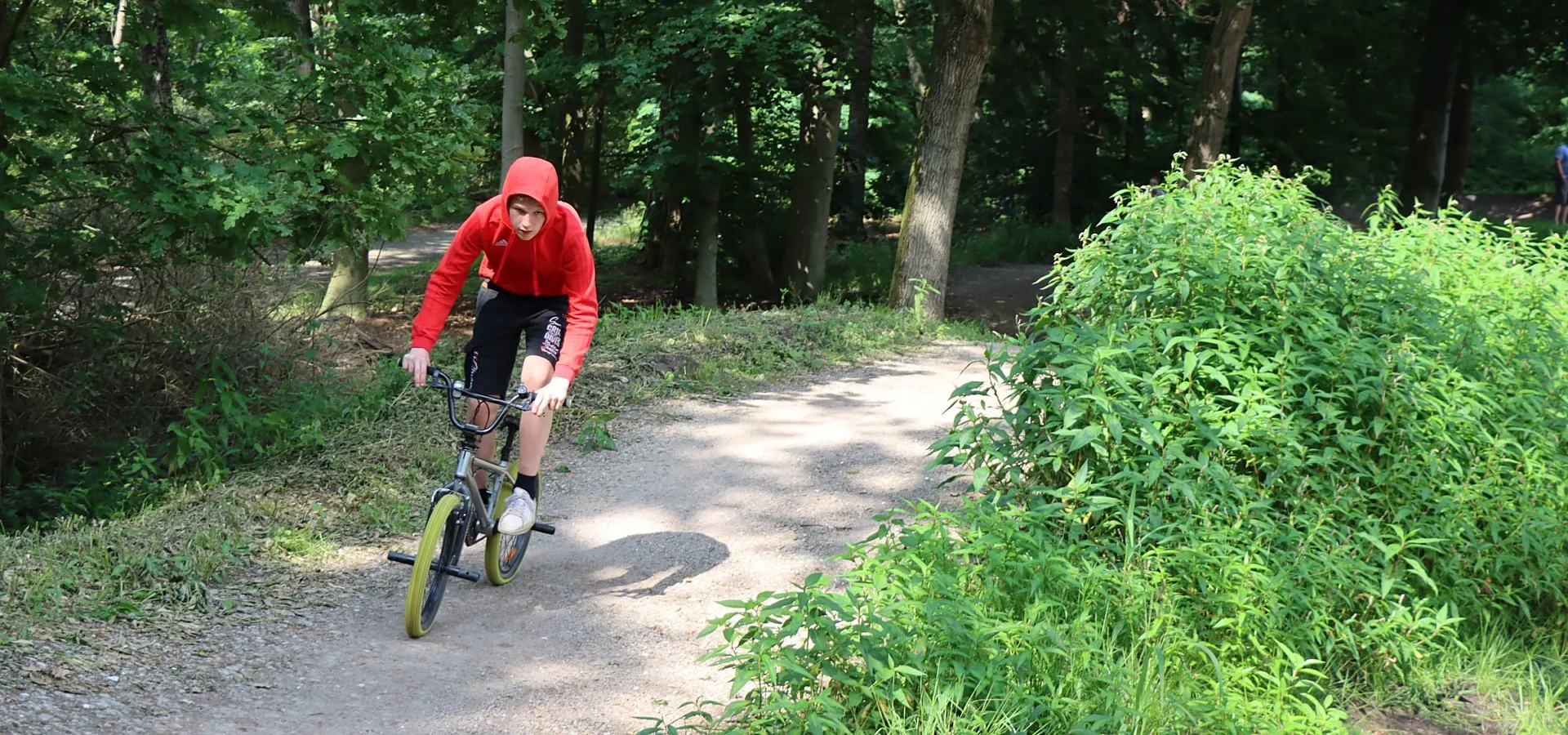 Pumptrackbaan camping voor oudere jeugd Ommen 2