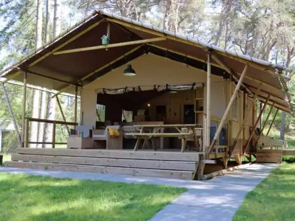 Glamping in het bos Ommerland 14