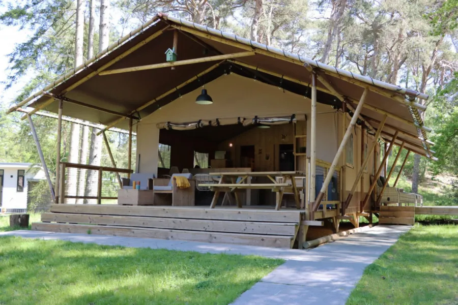 Glamping in het bos Ommerland 14