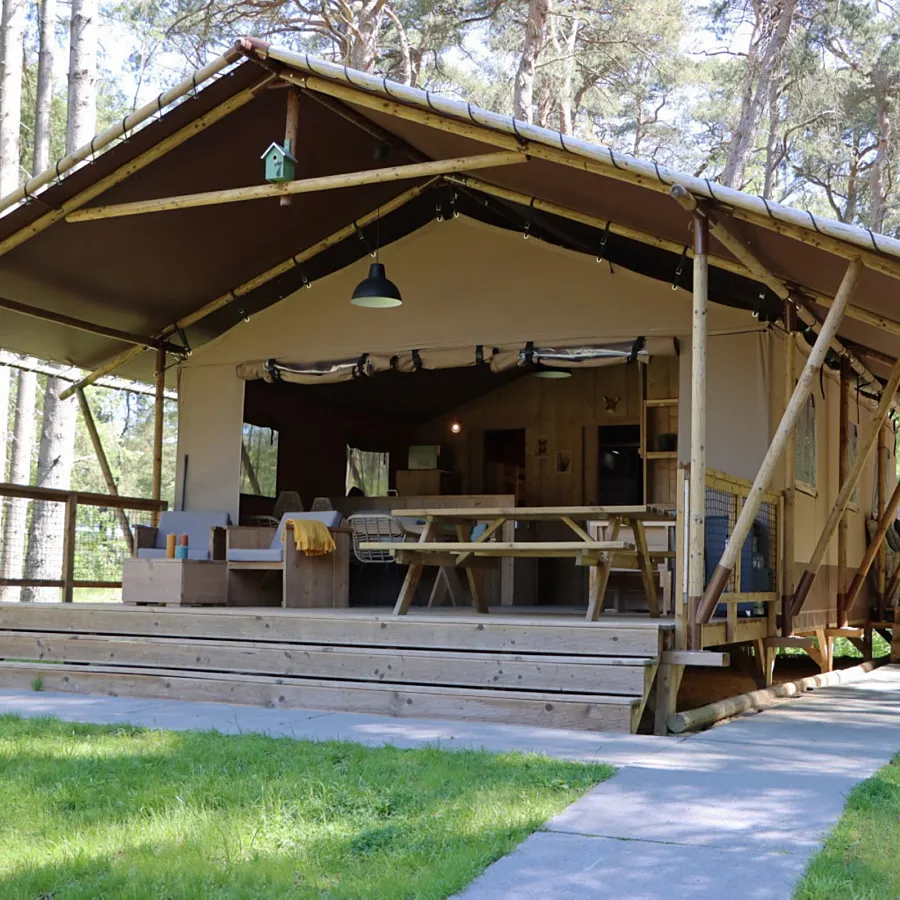 Glamping in het bos Ommerland 14