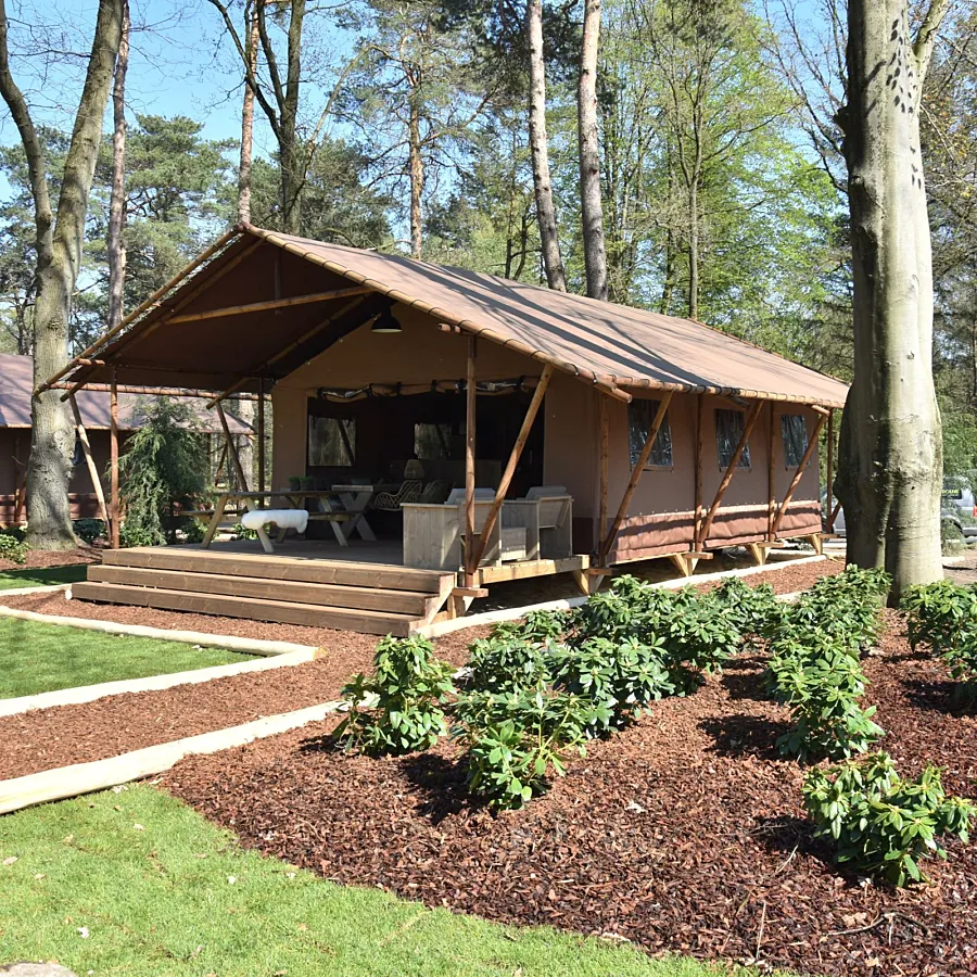 Glamping Overijssel boslodge met hond 16