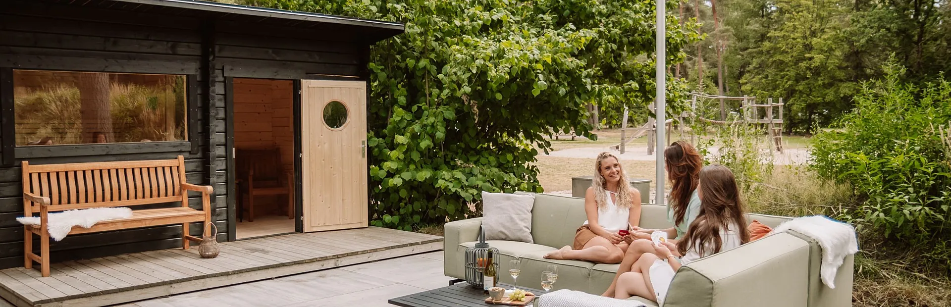 Huisje met sauna 11